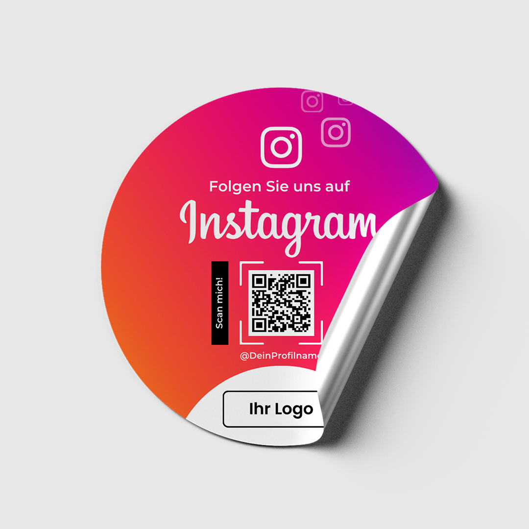 Smart-Sticker Outdoor Instagram Follow rund-1.image