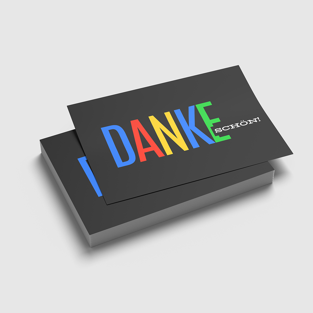 Danke-Karte „ Dark“ – Mit Logo & QR Code für Google-Bewertung (DIN A6)-3.image